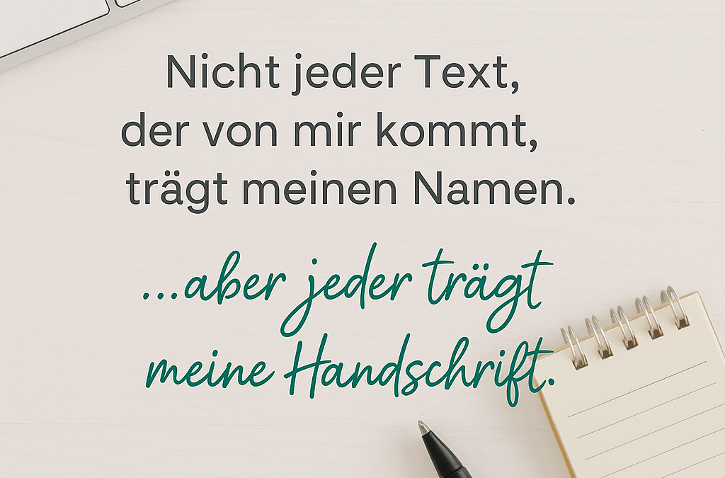 Ghostwriting für die Gesundheitsbranche – was viele nicht wissen, gehört auch zu meiner Arbeit.