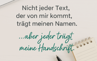 Ghostwriting für die Gesundheitsbranche – was viele nicht wissen, gehört auch zu meiner Arbeit.